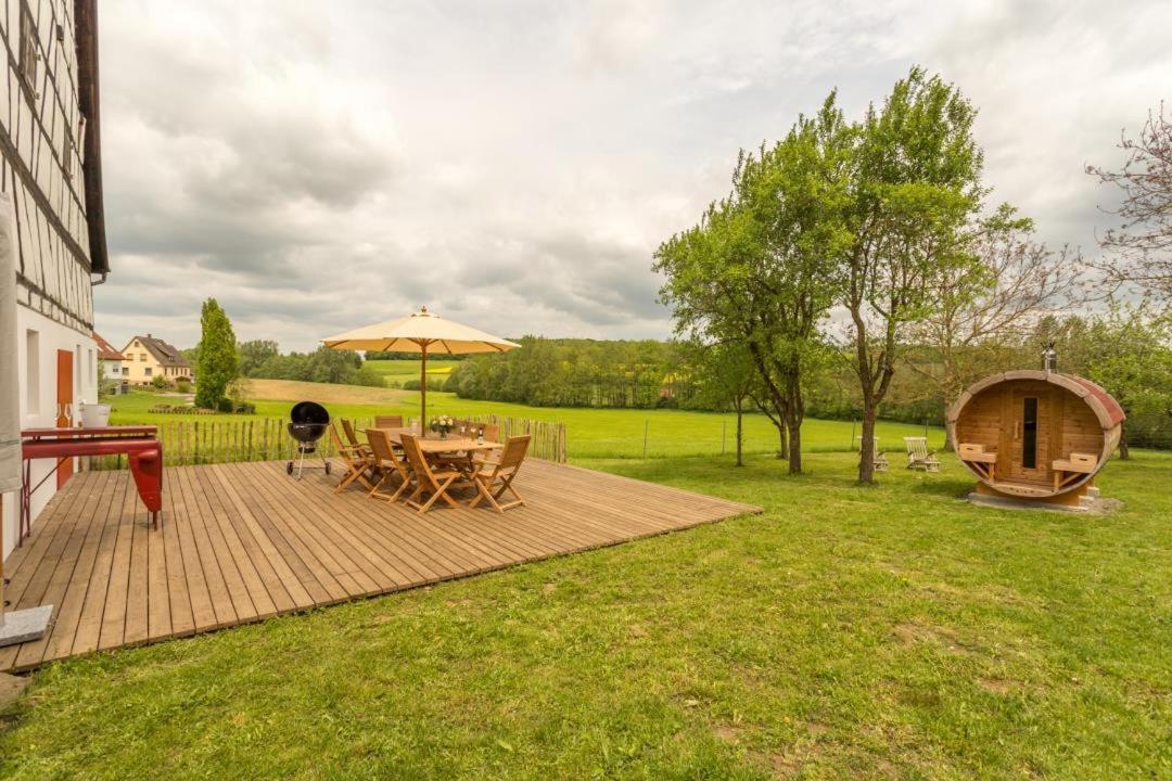 Ferienhaus Rote Sau Herrentierbach Exteriér fotografie